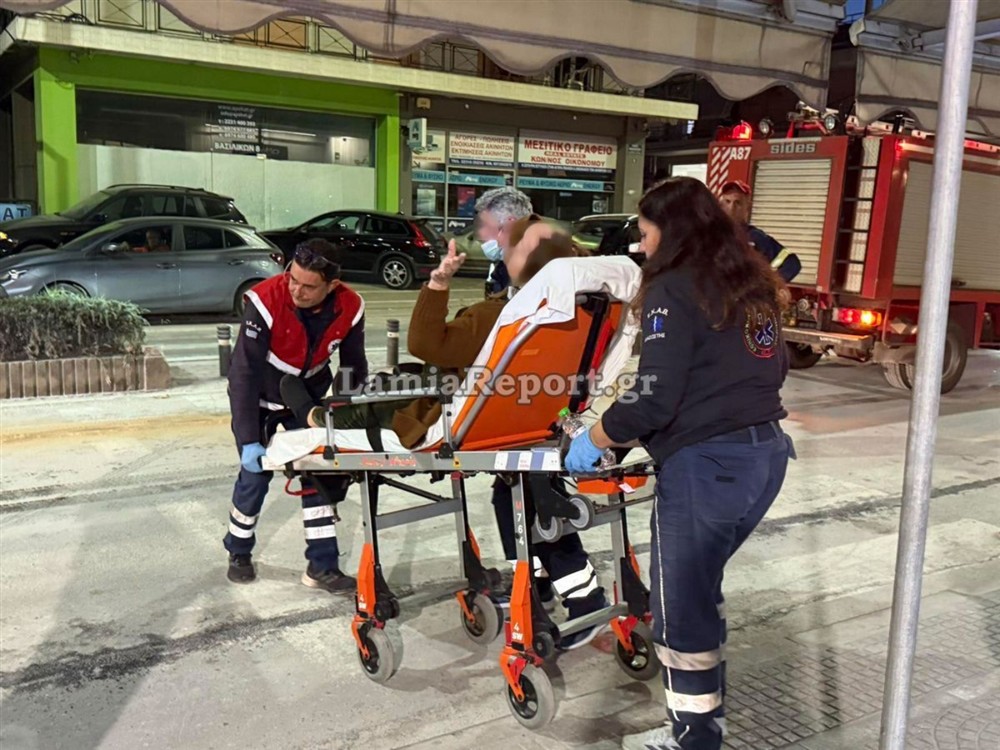 Λαμία - τροχαίο - μηχανή Λαμία - τροχαίο - μηχανή