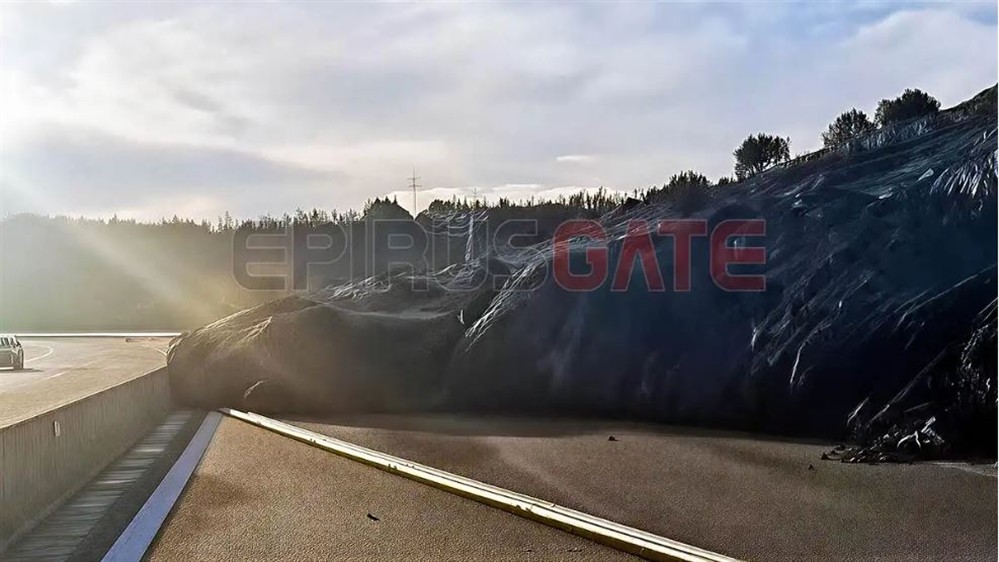 Ιόνια οδός - Κατολίσθηση