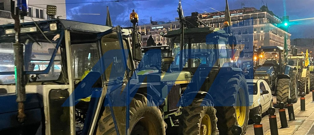 Αγρότες στην Αθήνα - συλλαλητήριο