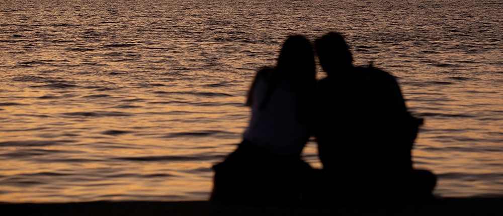 Ηλιοβασίλεμα - ζευγάρι Ηλιοβασίλεμα - ζευγάρι