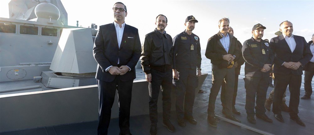 μητσοτακης - χριστοδουλιδης - φρεγατα μητσοτακης - χριστοδουλιδης - φρεγατα