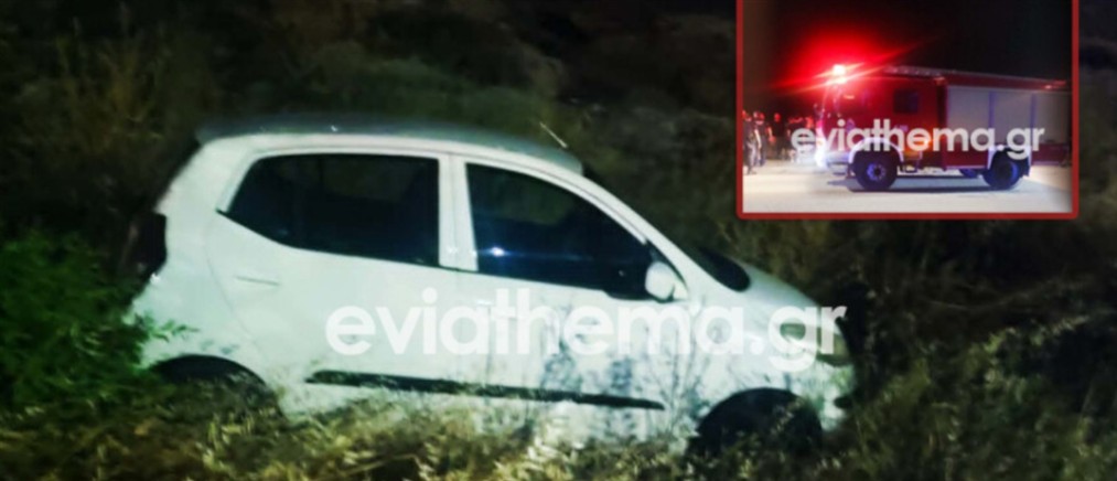 Χαλκίδα: Αυτοκίνητο κατέληξε σε γκρεμό (βίντεο)