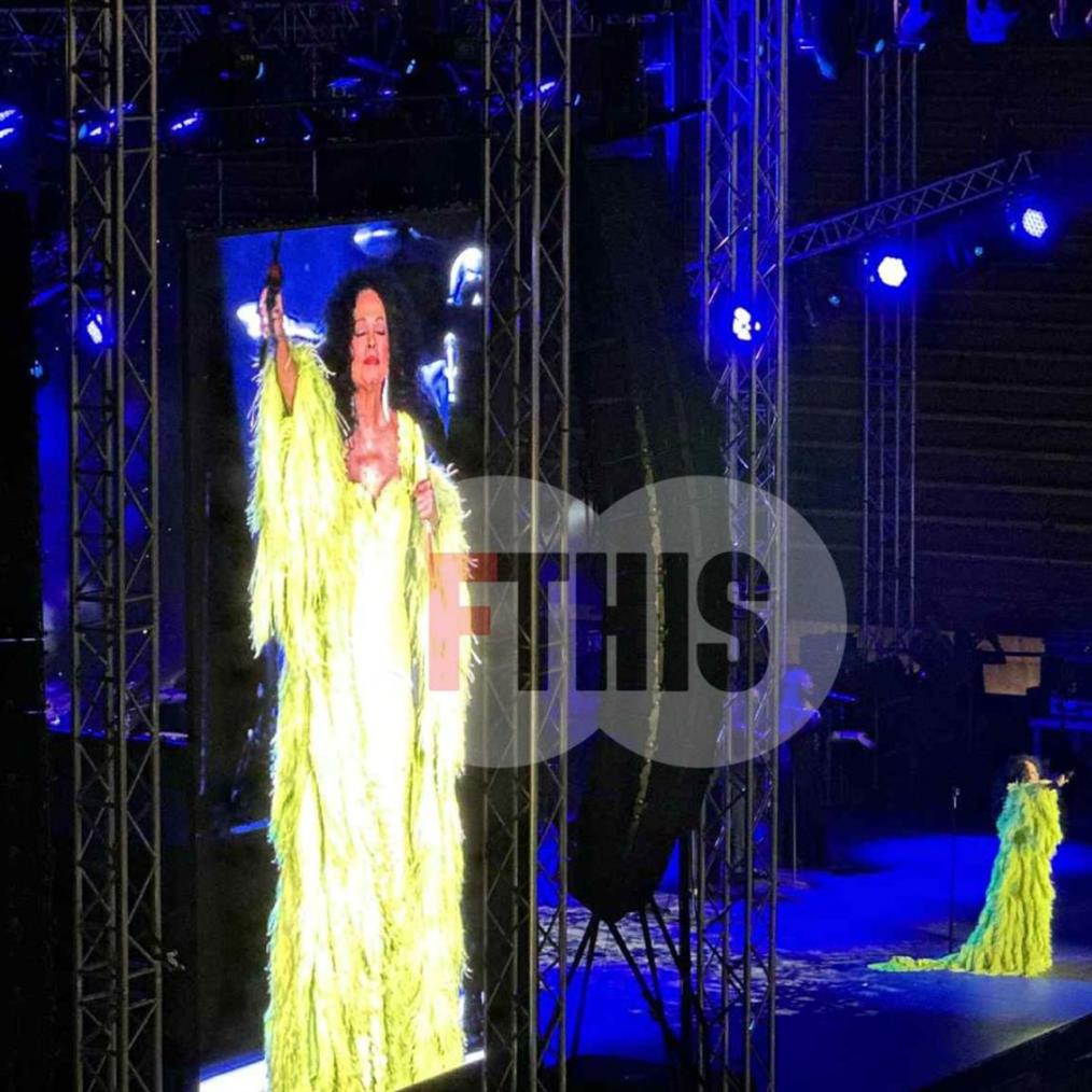 Συναυλία Diana Ross: Ερμήνευσε τις μεγαλύτερες επιτυχίες της & έγραψε ιστορία στο Καλλιμάρμαρο ( Αποκλειστικές φωτογραφίες & βίντεο)