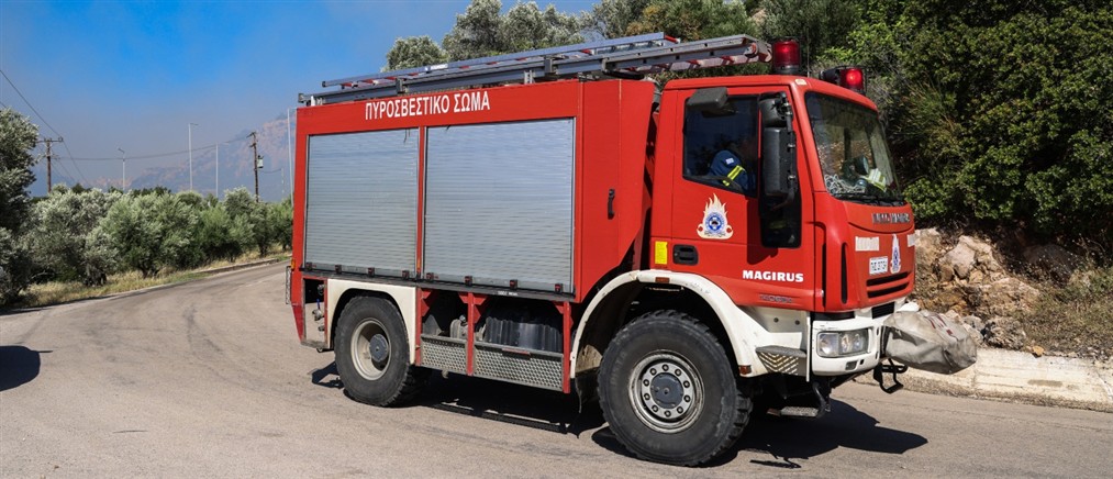Φωτιά στο Νεοχώρι Πρέβεζας - Μήνυμα του 112 για ετοιμότητα