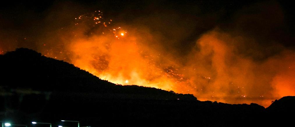 Φωτιά στην Ιεράπετρα: Δορυφορική εικόνα αποτυπώνει τις καμένες εκτάσεις
