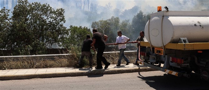 Νέο 112 για τη φωτιά στο Περιβολάκι Θεσσαλονίκης