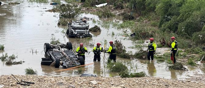 ΗΠΑ: Τουλάχιστον 10 νεκροί σε πλημμύρες στο Τέξας
