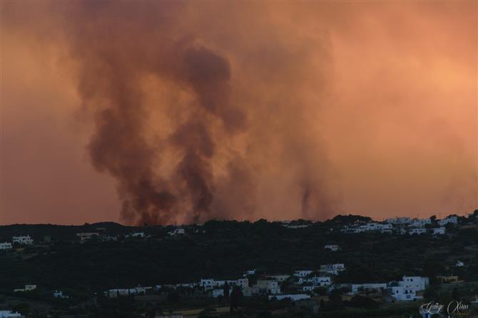Χωρίς ενεργό μέτωπο η πυρκαγιά στα Κύθηρα
