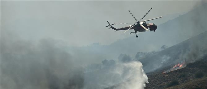 Ν. Χαρδαλιάς στο Κέντρο Επιχειρήσεων για τη φωτιά στο Θυμάρι Αναβύσσου