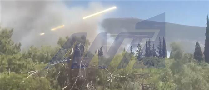 Φωτιά στην Πολυτεχνειούπολη: "Μάχη" να μην περάσει στον Υμηττό