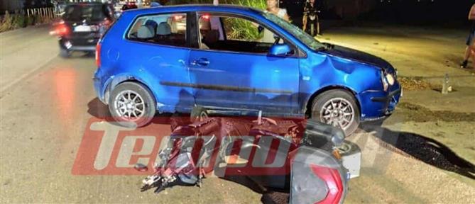 Πάτρα: Τροχαίο με τραυματισμό στην Παραλία (εικόνες)