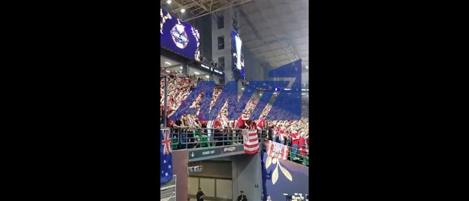 Final Four: "Σείεται" το ΟΑΚΑ από τους φιλάθλους του Ολυμπιακού (βίντεο)