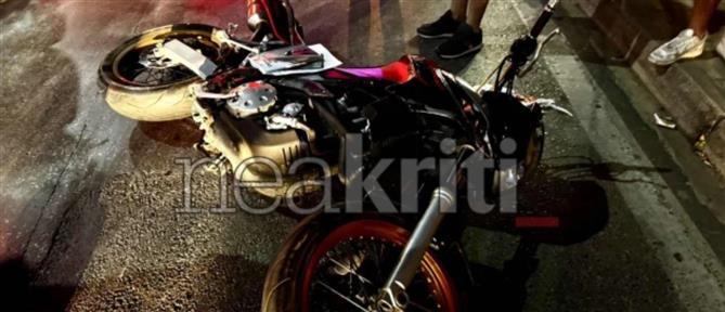 Κρήτη: Μοτοσυκλέτα παρέσυρε ανήλικη (εικόνες)