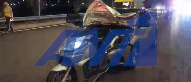 Τροχαίο στην Αθηνών - Κορίνθου: Νεκρός οδηγός μηχανής μετά από σύγκρουση με ΙΧ (βίντεο)