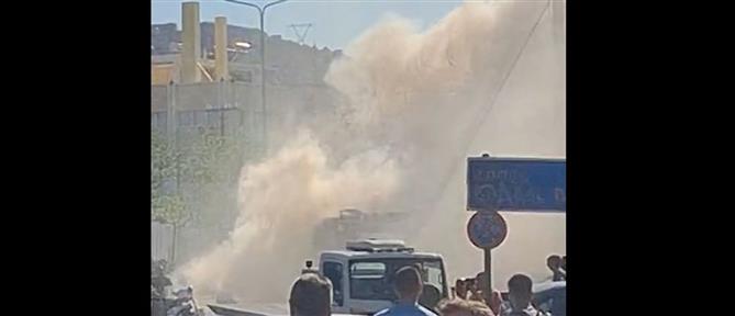 Χαϊδάρι: Φωτιά σε τουριστικό λεωφορείο εν κινήσει