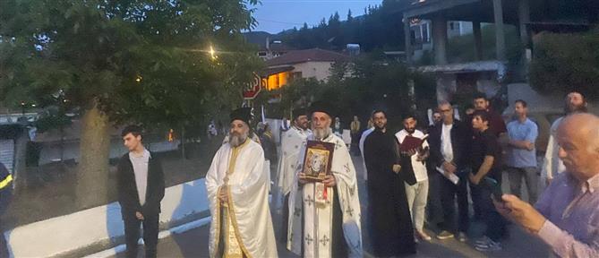 Εύβοια: Λιτανεία στο Προκόπι για να σταματήσουν οι σεισμοί -Έγινε και περιφορά εικόνας στο χωριό