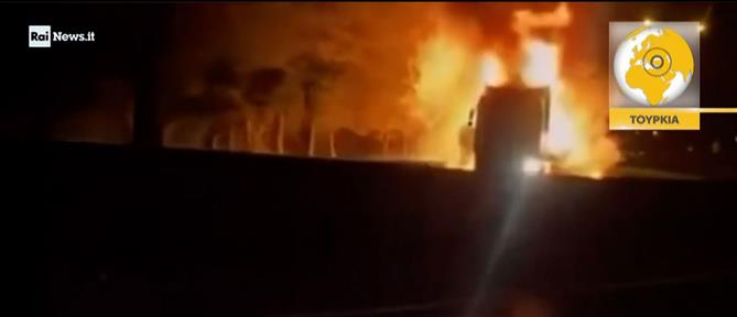 Τουρκία: Φλεγόμενο φορτηγό κινούνταν για 8 χλμ, χωρίς σταματημό