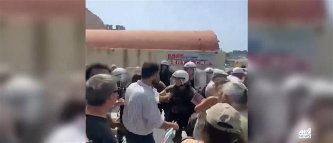 Ρόδος: Επεισόδια για την άφιξη κρουαζιερόπλοιου με Ισραηλινούς τουρίστες - 8 συλλήψεις (βίντεο)