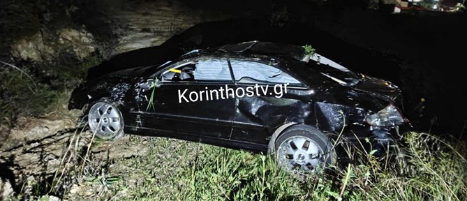 Κόρινθος: Αυτοκίνητο έπεσε σε γκρεμό 70 μέτρων (εικόνες)
