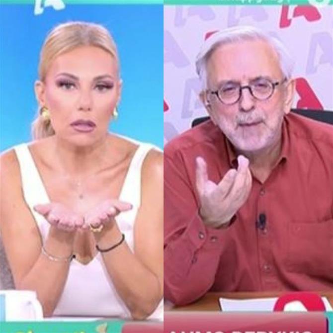 Δήμος Βερύκιος & Τίνα Μεσσαροπούλου: Ένταση στο "Happy Day" - "Μη γίνεσαι φρουρός της κυβέρνησης"