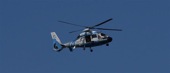 Όλυμπος: Μεγάλη επιχείρηση απεγκλωβισμού άνδρα με ελικόπτερο