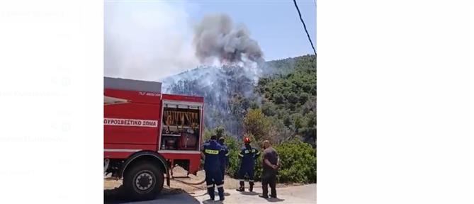 Φωτιά στον Μαραθώνα: Κυκλοφοριακές ρυθμίσεις στην περιοχή του Άνω Σουλίου