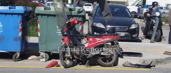 Λαμία: Τροχαίο ατύχημα με οδηγό μηχανής