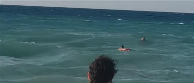 Κρήτη: Σερβιτόρος βούτηξε και έσωσε άνθρωπο που πνιγόταν (βίντεο)