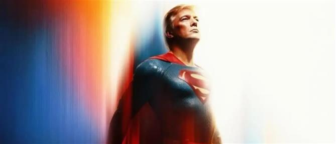 Ο Τραμπ... μεταμορφώθηκε σε Superman (εικόνες)