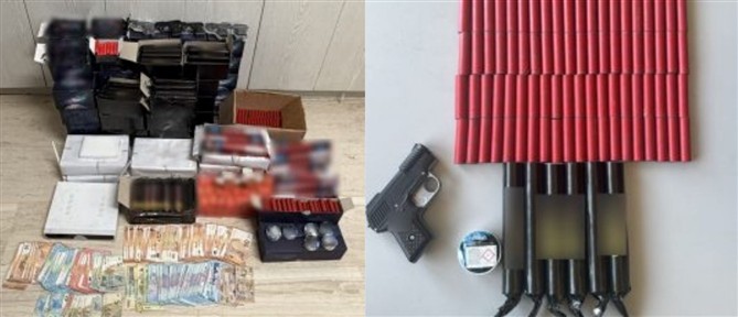 Σαλαμίνα: Συνελήφθησαν 69χρονος και 70χρονη - Διακινούσαν κροτίδες και φωτοβολίδες