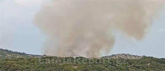 Φωτιά σε χαμηλή βλάστηση στo όρος Όρθυς - Επιχειρούν εναέρια μέσα