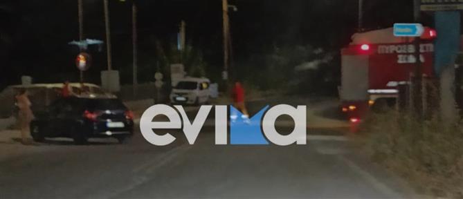 Εύβοια: Σφοδρή σύγκρουση ΙΧ με όχημα της Πυροσβεστικής (εικόνες)