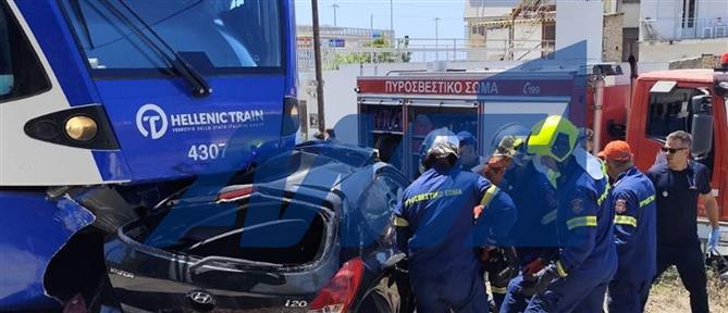 Πάτρα: Σοκαριστικό βίντεο από τη στιγμή της σύγκρουσης του τρένου με ΙΧ