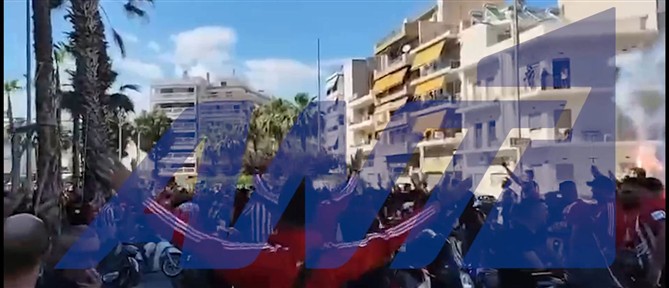 Final Four: Η μηχανοκίνητη πορεία των φίλων του Ολυμπιακού για το Telecom Center Athens (βίντεο)