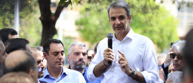 Μητσοτάκης από Μέγαρα: Δεν περιμένω τις εκλογές για να βρεθώ κοντά στους πολίτες (εικόνες)