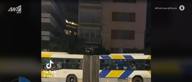 Φίλαθλοι ταρακουνούσαν λεωφορείο της γραμμής - Αγανάκτησαν οδηγός και επιβάτες