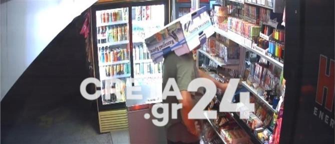 Ηράκλειο: Λήστεψε περίπτερο...ζήτησε και δύο κούτες τσιγάρα